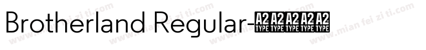 Brotherland Regular字体转换